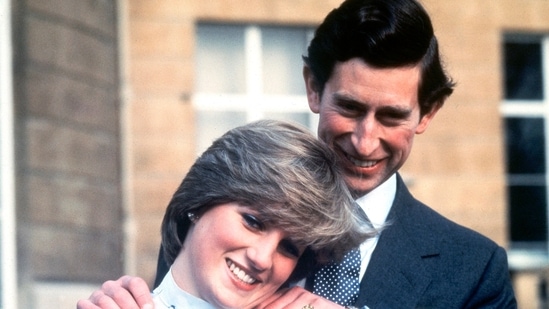 Britain's Charles and Lady Diana Spencer pose for photographs following the announcement of their engagement.&nbsp;(AP File)
