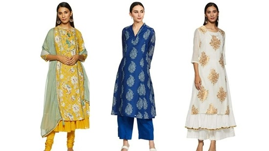 This festive season, dress up in dainty suit sets and look your dazzling best.
