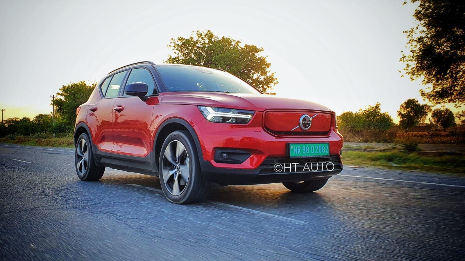 Volvo XC40 Recharge is the first electric vehicle from the Swedish carmaker to launch in India.(HT Auto)