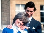 Charles-Diana’s Wedding Cake: Britain's Charles and Lady Diana Spencer pose for photographs following the announcement of their engagement.&nbsp;