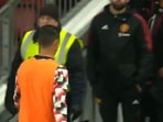 Cristiano Ronaldo storms down the tunnel vs Tottenham. Cristiano Ronaldo storms down the tunnel vs Tottenham.