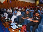 The Indo-US tri-services exercise ‘Tiger Triumph 2022’ in Visakhapatnam. (Twitter Photo) The Indo-US tri-services exercise ‘Tiger Triumph 2022’ in Visakhapatnam. (Twitter Photo)