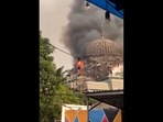 The dome was destroyed by a fire during its renovation.