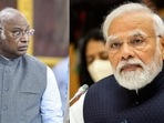 Congress chief Mallikarjun Kharge and PM Narendra Modi. Congress chief Mallikarjun Kharge and PM Narendra Modi.