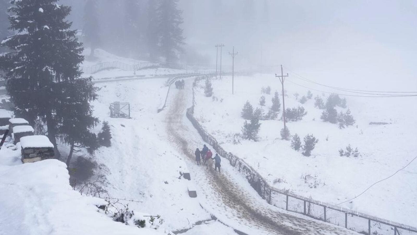 Rains, snowfall across Jammu and Kashmir signal onset of winter