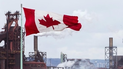 Canada Express Entry System: A Canada flag flies in Hamilton, Ontario. (Reuters)
