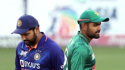 India's skipper Rohit Sharma and Pakistan's Skipper Babar Azam during the Asia Cup 2022 (ANI) India's skipper Rohit Sharma and Pakistan's Skipper Babar Azam during the Asia Cup 2022 (ANI)