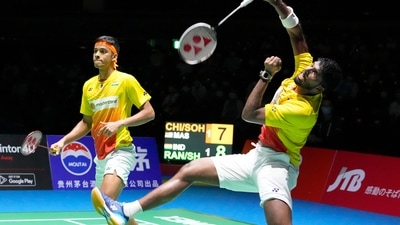 Chirag Shetty (L) and Satwiksairaj Rankireddy (AP) Chirag Shetty (L) and Satwiksairaj Rankireddy (AP)
