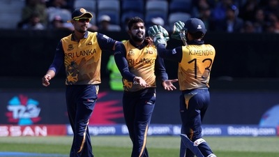 Sri Lanka players in action at T20 World Cup (AP) Sri Lanka players in action at T20 World Cup (AP)