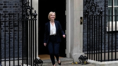 Liz Truss: Britain's Prime Minister Liz Truss leaves 10 Downing Street to attend the weekly Prime Ministers' Questions session in parliament. (AP) Liz Truss: Britain's Prime Minister Liz Truss leaves 10 Downing Street to attend the weekly Prime Ministers' Questions session in parliament. (AP)