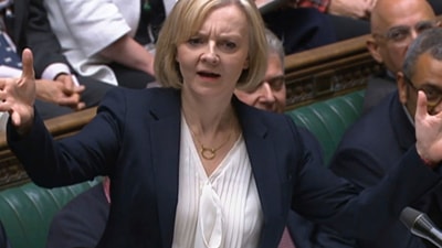 Liz Truss: UK Prime Minister Liz Truss speaks. (AP) Liz Truss: UK Prime Minister Liz Truss speaks. (AP)