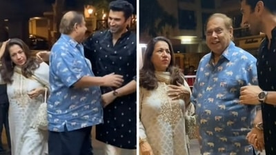 Aditya Roy Kapur with Lali Dhawan and David Dhawan at Ramesh Taurani's Diwali bash Aditya Roy Kapur with Lali Dhawan and David Dhawan at Ramesh Taurani's Diwali bash