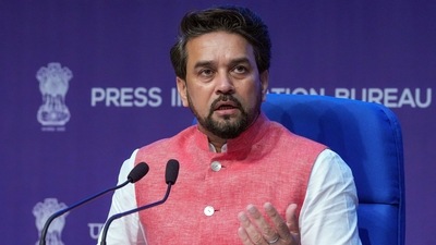 Union Minister for Sports and Youth Affairs, Anurag Thakur (PTI) Union Minister for Sports and Youth Affairs, Anurag Thakur (PTI)
