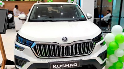 A glimpse of the Anniversary Edition of Skoda's Kushaq (Image courtesy: Autocar India) A glimpse of the Anniversary Edition of Skoda's Kushaq (Image courtesy: Autocar India)