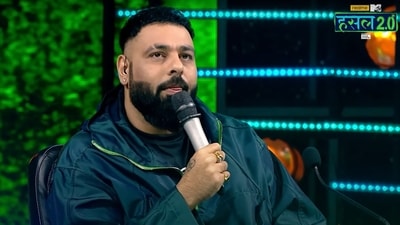 Badshah showered praises on MC Square for his rap Chehre and said, “I will not forget your name, not until the day I die.” (YouTube/@KaanPhod Music) Badshah showered praises on MC Square for his rap Chehre and said, “I will not forget your name, not until the day I die.” (YouTube/@KaanPhod Music)