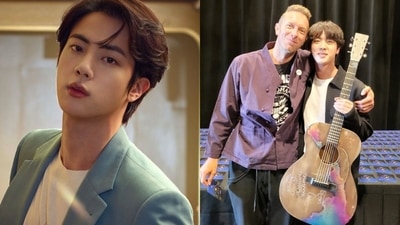 BTS' Jin will perform live at Coldplay's comcert. BTS' Jin will perform live at Coldplay's comcert.