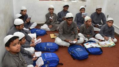 Students at a madrasa in Uttar Pradesh. (FILE PHOTO) Students at a madrasa in Uttar Pradesh. (FILE PHOTO)