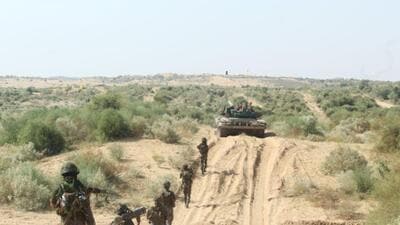 Combat aviation assets also utilised showcasing superior tactical skills and our operational readiness. (Twitter | Indian Army Western Command)