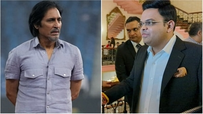 Ramiz Raja; Jay Shah (AP/ANI) Ramiz Raja; Jay Shah (AP/ANI)
