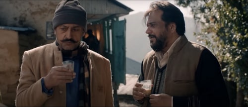Manu Rishi Chadda and Gulshan Grover in Baj Gai Seeti.