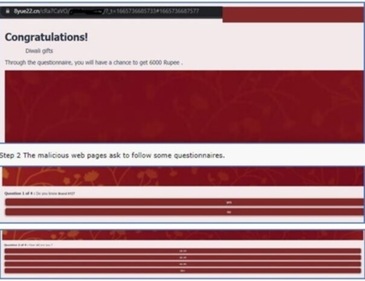 A screenshot shared by CERT-In shows a malicious website intended to dupe users. (CERT-IN website)