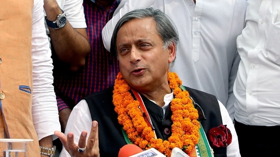 Congress leader Shashi Tharoor.