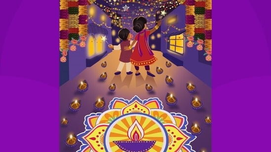 Diwali celebration/ Diwali celebration drawing/ easy Diwali drawing/ दिवाळी  ड्रॉईंग व कलरिंग | Diwali painting, Diwali drawing, Easy drawings