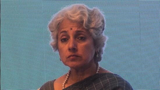 Dr Soumya Swaminathan, chief scientist at World Health Organization (W.H.O), at a press meet at the inaugural function of Developing Countries Vaccine Manufacturers Network’s (DCVMN) 23rd annual general body in Pune. (Shankar Narayan/HT PHOTO)