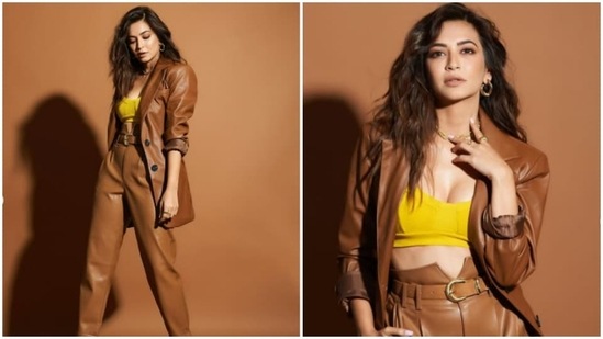 Kriti Kharbanda's sense of sartorial fashion always manages to make us stop, stare and start taking notes of how to merge poise and grace together. The actor is an absolute fashionista and keeps dropping major cues of fashion with every post she makes on Instagram. A day back, Kriti shared a slew of pictures on her Instagram profile and gave us fresh fashion goals.(Instagram/@kriti.kharbanda)