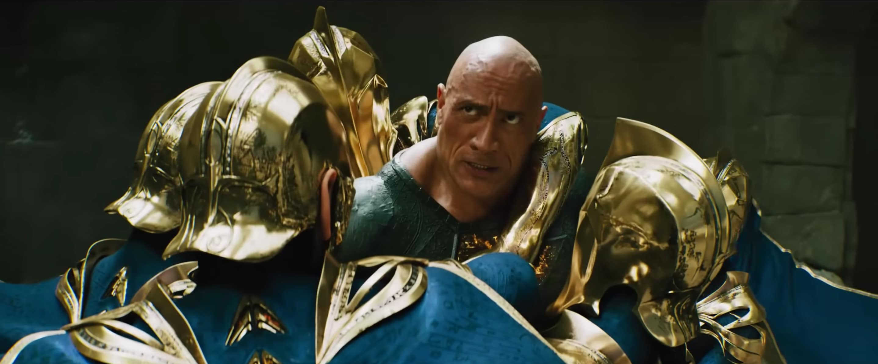 Dwayne Johnson in a still from the movie.