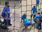 Mohammad Nawaz's shot sends Pakistan opener to hospital