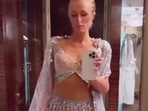 Paris Hilton in ethnic looks during her Mumbai visit. Paris Hilton in ethnic looks during her Mumbai visit.