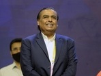 Reliance Industries chairman Mukesh Ambani at the India Mobile Congress 2022 in New Delhi on Oct. 1, 2022.(Bloomberg) Reliance Industries chairman Mukesh Ambani at the India Mobile Congress 2022 in New Delhi on Oct. 1, 2022.(Bloomberg)