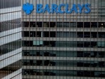 A Barclays bank building is seen at Canary Wharf in London.