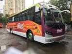 MSRTCs first e-bus, Shivai. (HT Photo) MSRTCs first e-bus, Shivai. (HT Photo)