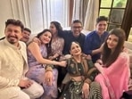 Raveena Tandon gave glimpses from inside Manish Malhotra's Diwali party.