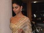 Navya Naveli Nanda, Janhvi Kapoor, Khushi Kapoor, Suhana Khan and Shanaya Kapoor at Manish Malhotra's Diwali bash. (Varinder Chawla) Navya Naveli Nanda, Janhvi Kapoor, Khushi Kapoor, Suhana Khan and Shanaya Kapoor at Manish Malhotra's Diwali bash. (Varinder Chawla)