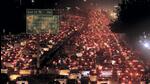 Vehicles stuck in a traffic jam on Delhi-Gurgaon Expressway on Friday. (PTI) Vehicles stuck in a traffic jam on Delhi-Gurgaon Expressway on Friday. (PTI)