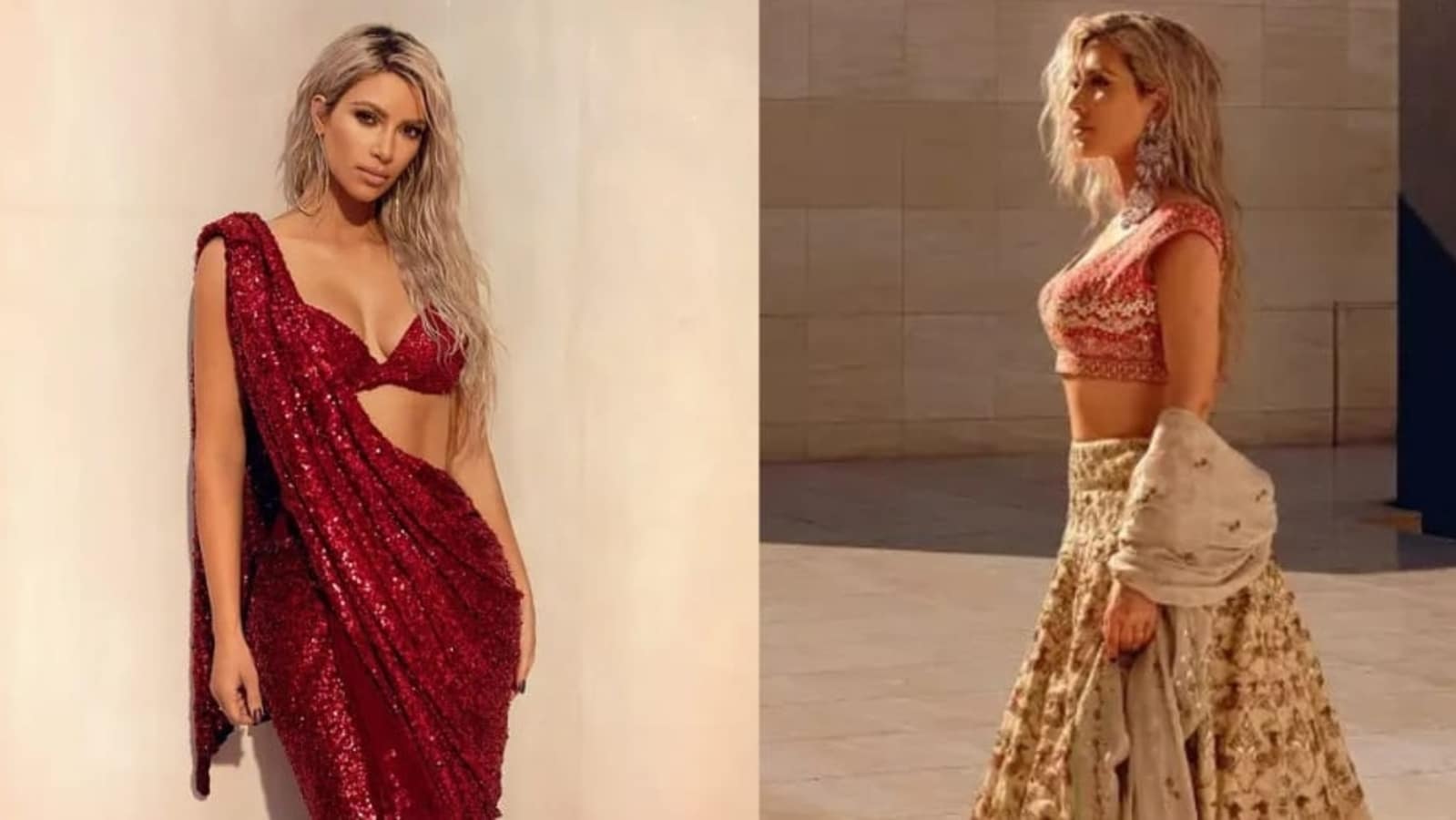 When Kim Kardashian decked up in desi outfits for photoshoot: ‘The sarees, jewellery were so beautiful’