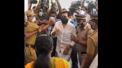 Senior advocate R Basant, who appeared for the survivor, alleged that the crime committed against her was at the behest of noted actor Dileep. The accusation was based on an audio clip between the said actor and a lawyer concerning the judge and her husband, a circle inspector in the state excise department facing departmental proceedings in a separate case. (PTI) Senior advocate R Basant, who appeared for the survivor, alleged that the crime committed against her was at the behest of noted actor Dileep. The accusation was based on an audio clip between the said actor and a lawyer concerning the judge and her husband, a circle inspector in the state excise department facing departmental proceedings in a separate case. (PTI)