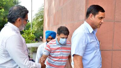 A Mohali court on Friday extended the police remand of Girish Verma, former executive officer (EO) of the Zirakpur municipal council. (HT File)