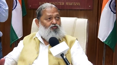 File photo of Haryana home minister Anil Vij. (ANI) File photo of Haryana home minister Anil Vij. (ANI)