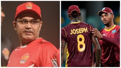 Sehwag shared his views on Twitter after the West Indies suffered a premature exit from the ICC T20 World Cup (PTI/AP)