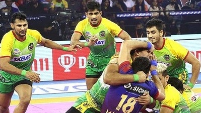 Patna Pirates upstaged table-toppers Dabang Delhi at the Sri Kanteerava Stadium (Patna Pirates Twitter) Patna Pirates upstaged table-toppers Dabang Delhi at the Sri Kanteerava Stadium (Patna Pirates Twitter)