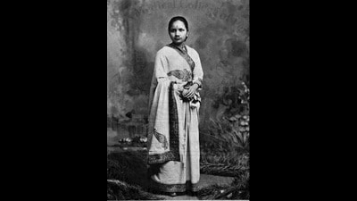 Anandibai Joshi, the first Indian woman to become a doctor in modern medicine. Among the highlights of the collection is a speech made in 1883 by Anandibai Joshi. (Caroline Wells Healey Dall/ via Wikimedia Commons)