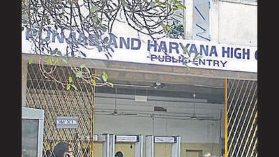 Punjab and Haryana high court building in Chandigarh. (HT File photo)