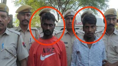 The Udaipur Police said the two men were arrested from the city in connection with the Manappuram robbery on August 29. (Twitter/UdaipurPolice) The Udaipur Police said the two men were arrested from the city in connection with the Manappuram robbery on August 29. (Twitter/UdaipurPolice)