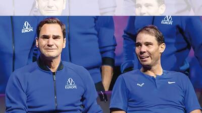 Rafael Nadal (right) and Roger Federer may have fought for decades on the court but off it, they’re still vulnerable people Rafael Nadal (right) and Roger Federer may have fought for decades on the court but off it, they’re still vulnerable people