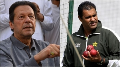 Imran Khan; Waqar Younis (File) Imran Khan; Waqar Younis (File)
