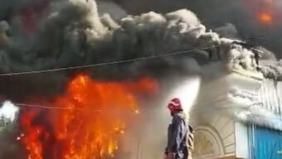 Fire breaks out at banquet hall in Delhi's Rohini